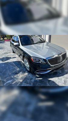 We did an exterior and interior detail on this beautiful Mercedes Maybach!