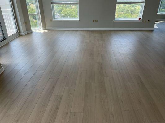 Cool beige flooring