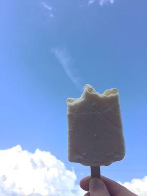 The Coconut popsicle is SO GOOD.