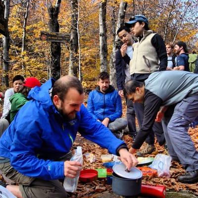 Day hike during the fall.