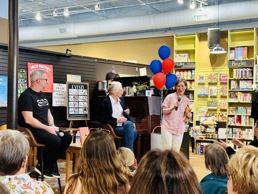 In store author event with Bonnie Garmus - such a great space and amazing addition to the community!