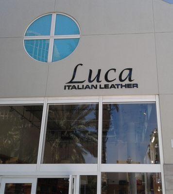 Individual Custom Routed Wall Letters-Luca Leather.