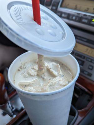 Chocolate chip shake. The shakes take you back to your childhood