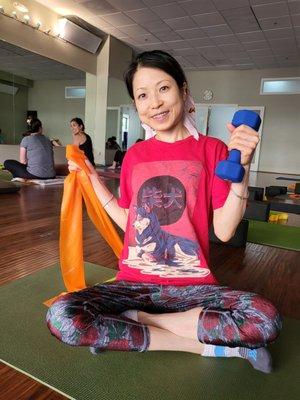 Attend yoga flow & yoga tone class 4/22/33