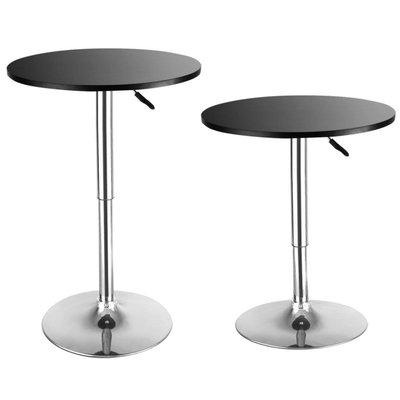 Adjustable Round Bar Tables available for rental