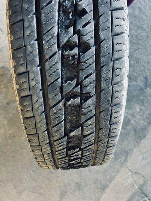 Tire tread separation