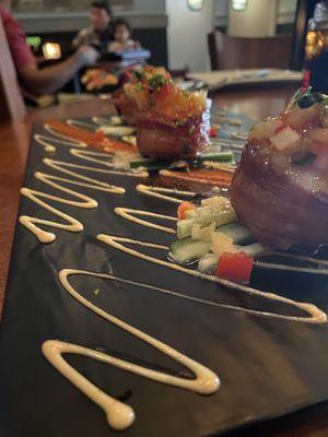 Bacon wrapped scallops