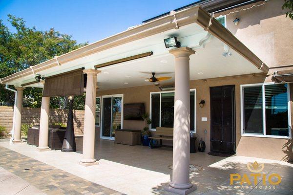 Elitewood Solid Insulated Patio Cover