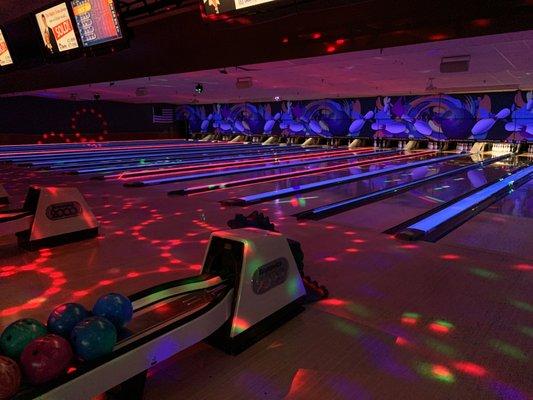 Night bowling!