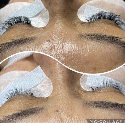 Eyelashes extensions