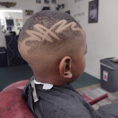 Kids cuts with design $25