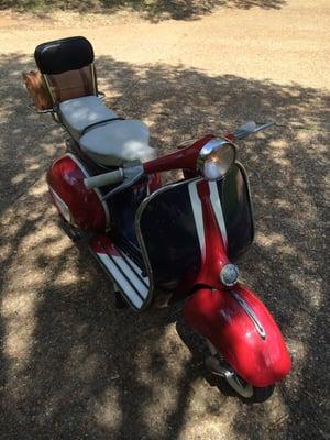 One of the scooters Kyle has worked on!