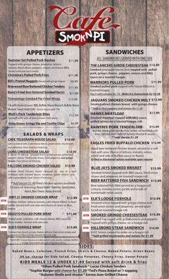 NEWEST MENU