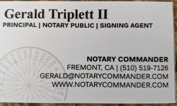 Gerald Contact Information