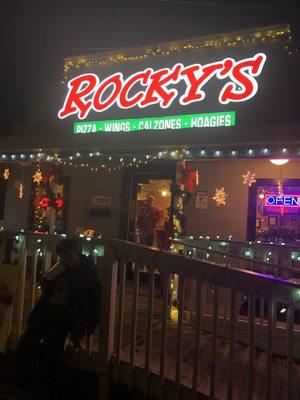 Rocky's is so festive with decorations!