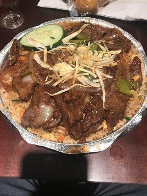 Beef fried rice