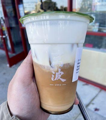 Yuenyeung Latte ( Coffee W/Milk Tea ) $5.50