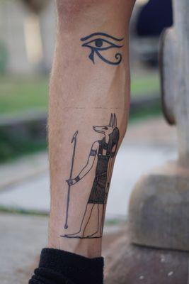 Anubis tat standing tall done by jayla. She always kills it. I love her consistency in her quality of work.