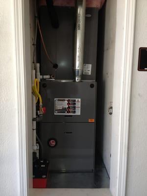 new 5 ton furnace install