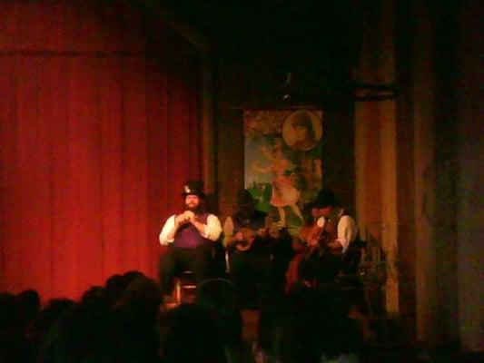 An Old West show at the Eagle Theatre.