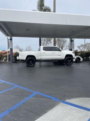 They put suspension, wheels and tires on my truck and it looked great, very professional thanks