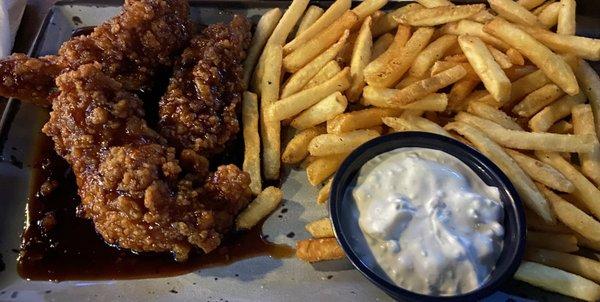 Chicken Fingers with  Sweet Chili Sesame Sauce