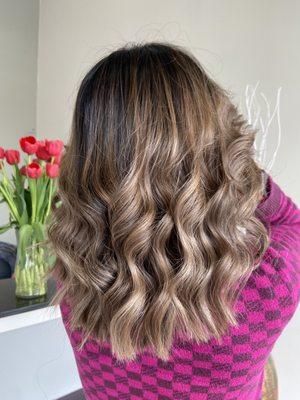 Babylights # Caramel ash blonde