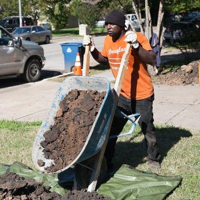 We keep your yard clean during our work.