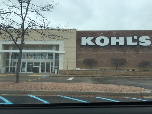 Kohls department store right next to OfficeMax