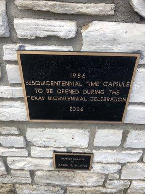 1986 Time Capsule to be opened in 2036