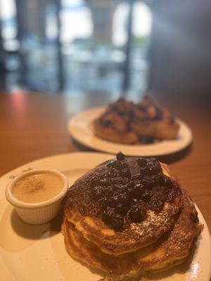 Pancakes w/ Warm Maple Butter (Blueberry)