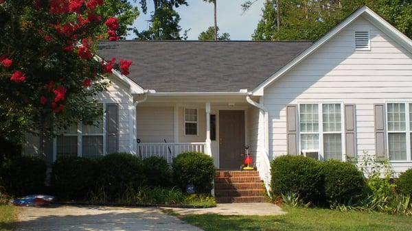 This Raleigh home features a 25-year, 3-tab shingle.