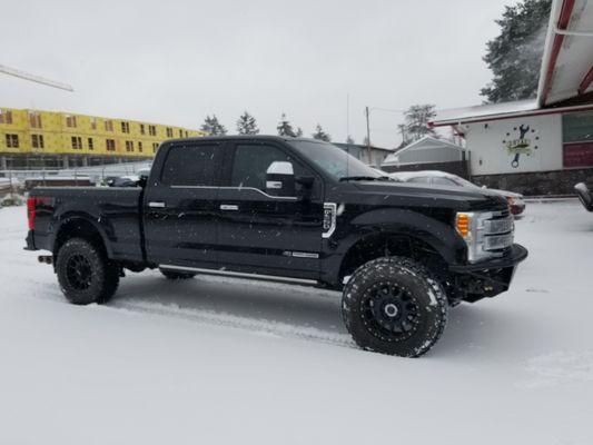 Lift kit on 2017 Super Duty