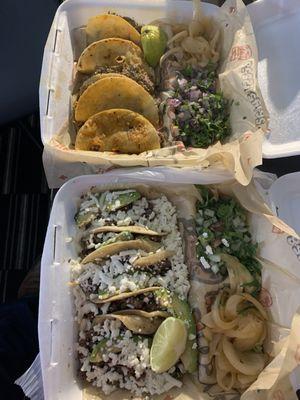 Tacos Matamoros and Tacos de Birria