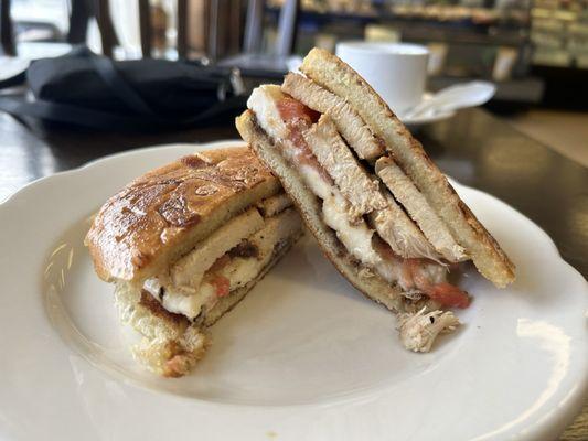 Chicken Caprese Sandwich