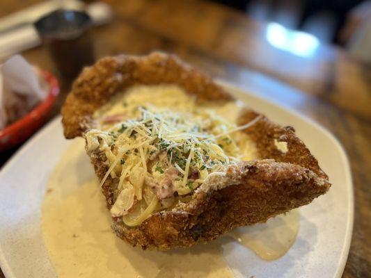 Noodles with pork tonkatsu