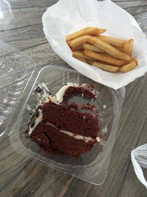 Red Velvet Cake French Fries