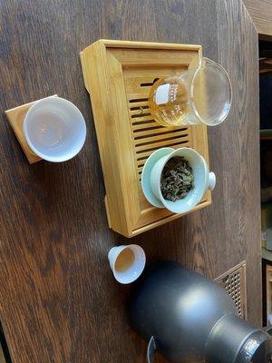 Gaiwan tea set.