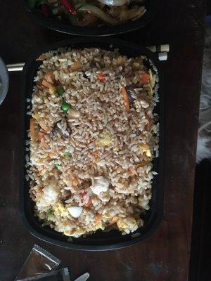 Combination fried rice (lunch portion)