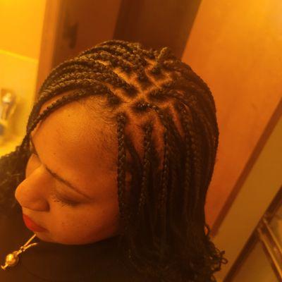 Small box braids