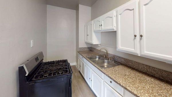 Kitchen at Hobart Apartments