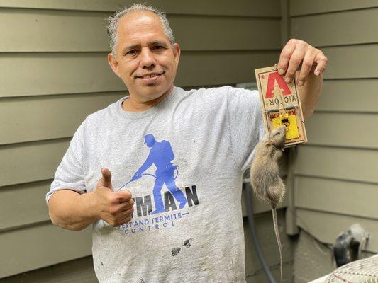 The Ratman always gets his rat!