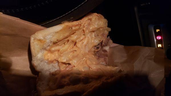 Inedible mess....no meat, no cheese  just gross mayo and sauce.