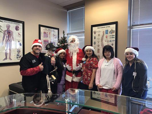 Very pleasant experience for a short medical class. I was Santa.