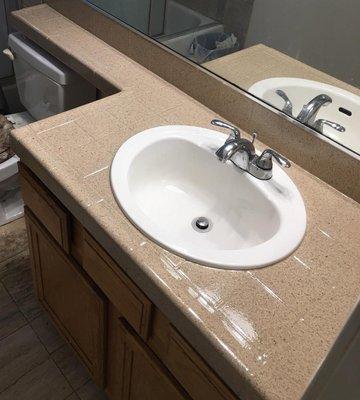 Tile Vanity Top - Multispeck Finish