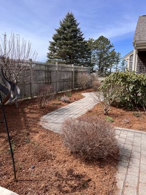 Mulching garden beds