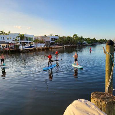 Spring break paddling fun