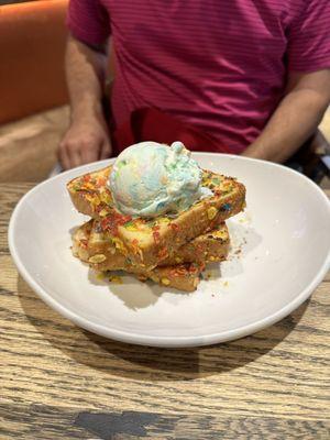 Fruity Pebbles French Toast