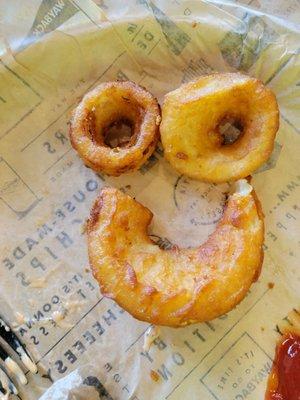 The best onion rings! Get them!