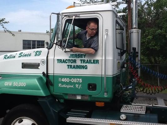 Yeah its me Andrew, practicing my alley docking! I nailed it the FIRST time during my driving exam at the DMV thanks to JTTT!